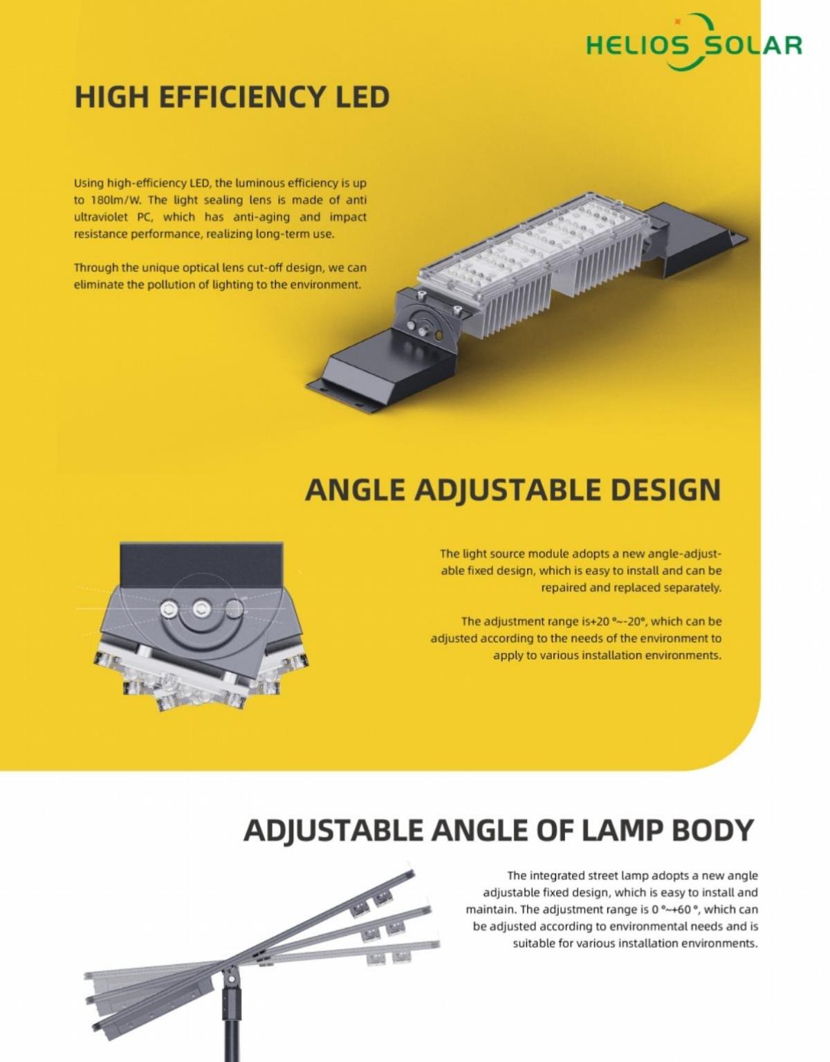 30W-150W All In One Solar Street Light With Bird Arresters